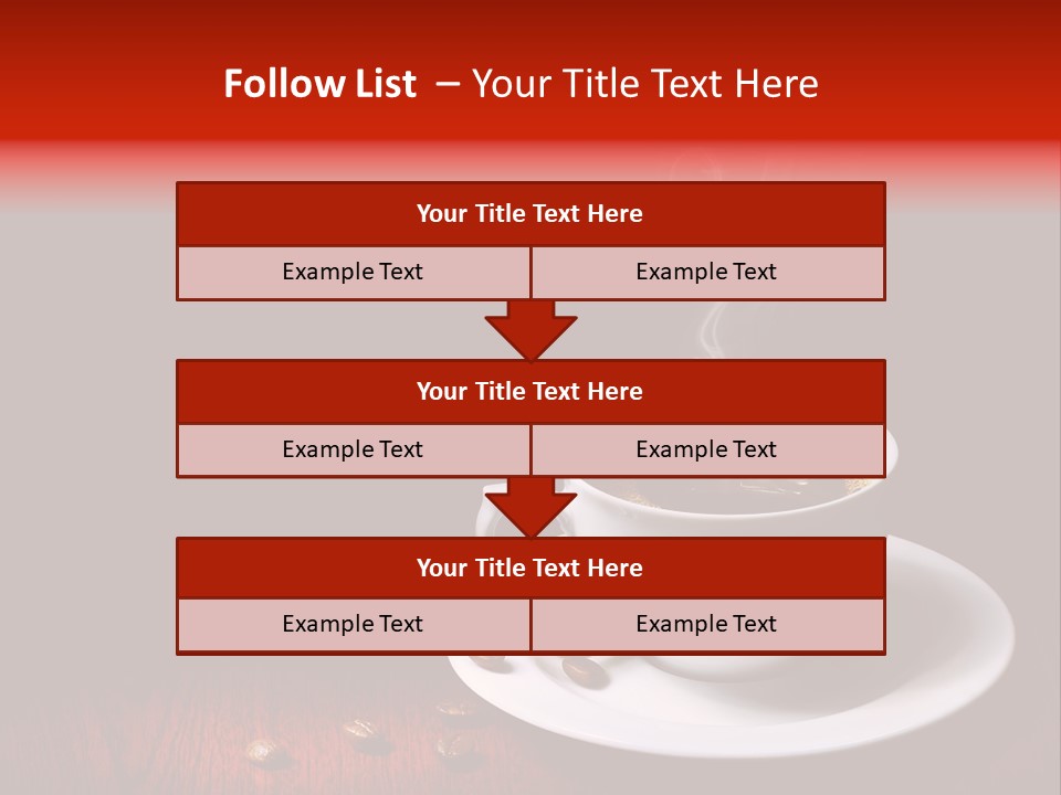 Art Texture Coffee PowerPoint Template