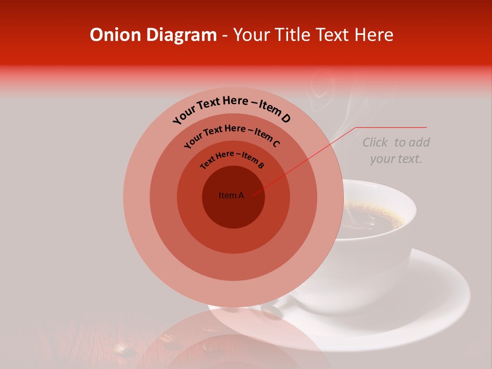 Art Texture Coffee PowerPoint Template