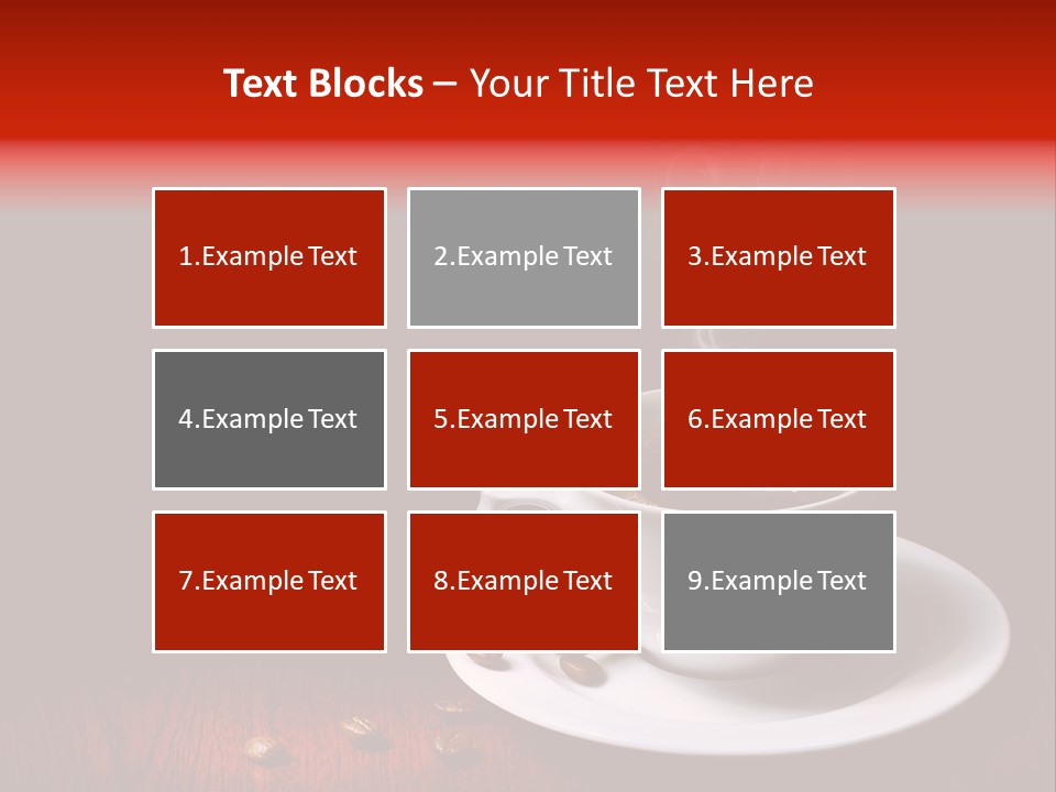 Art Texture Coffee PowerPoint Template