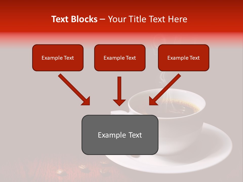 Art Texture Coffee PowerPoint Template