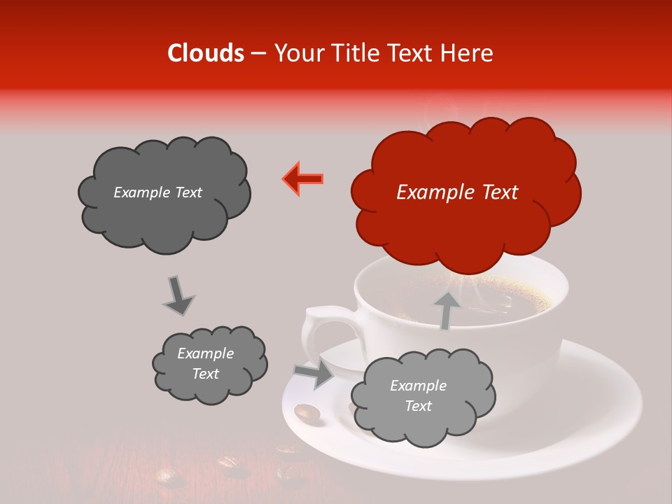 Art Texture Coffee PowerPoint Template