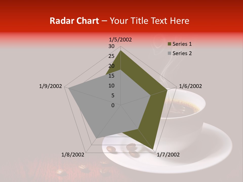 Art Texture Coffee PowerPoint Template