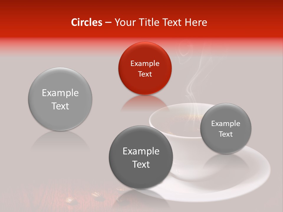 Art Texture Coffee PowerPoint Template