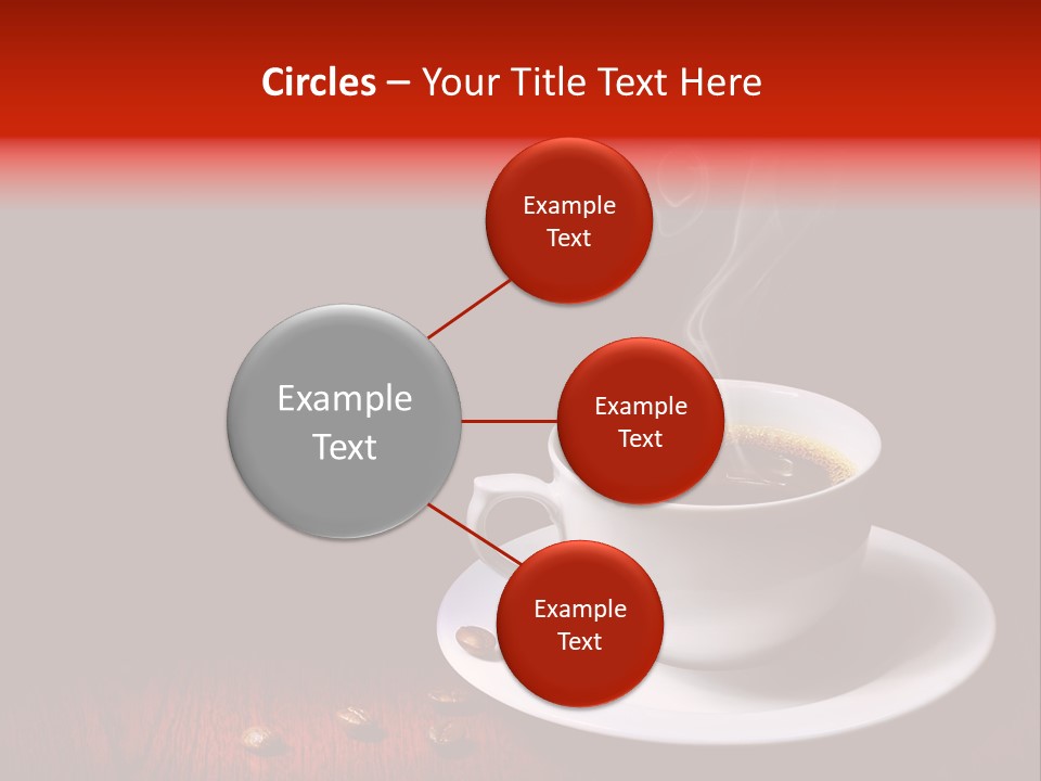 Art Texture Coffee PowerPoint Template