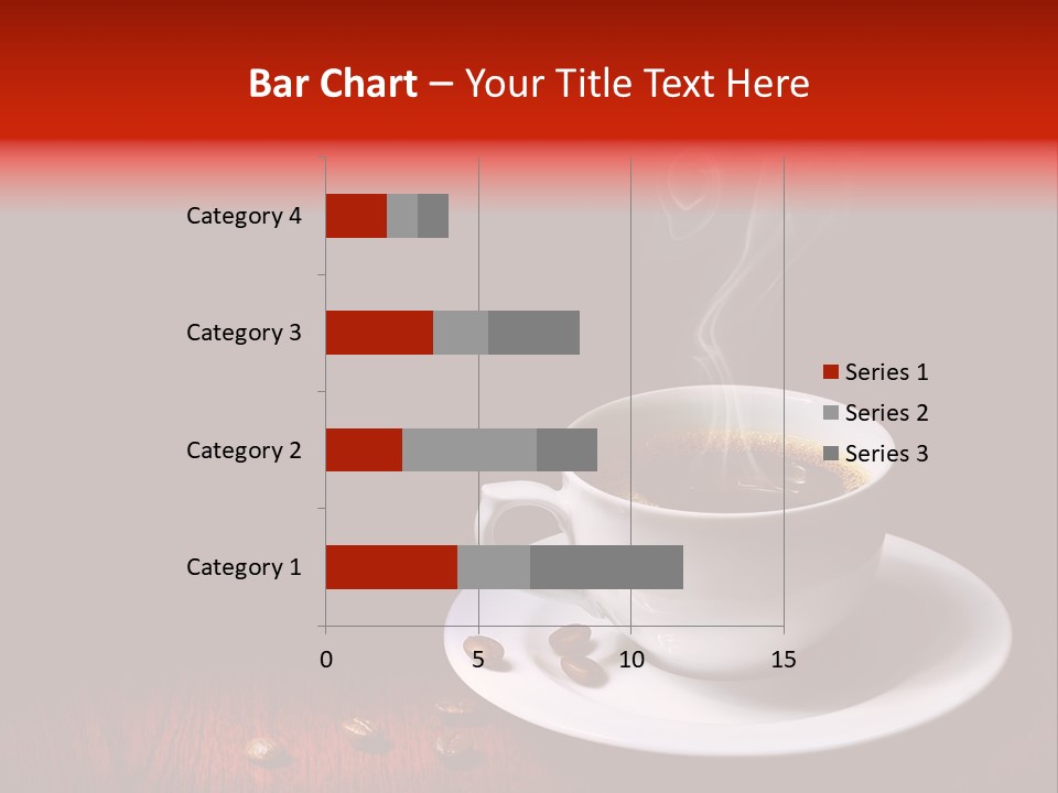 Art Texture Coffee PowerPoint Template