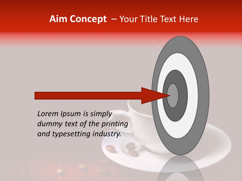 Art Texture Coffee PowerPoint Template