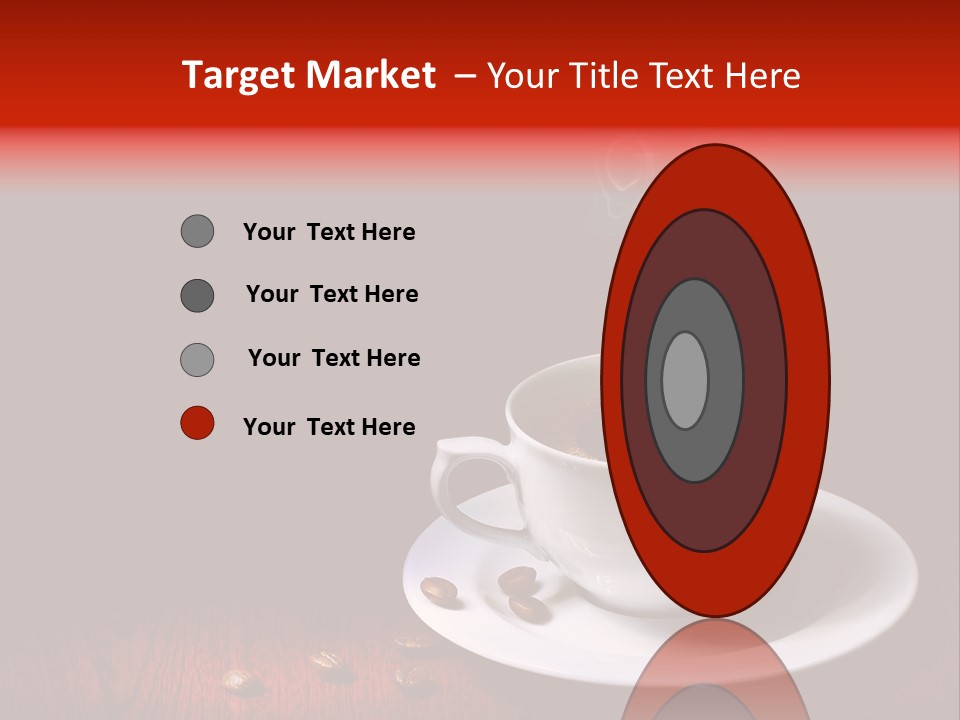 Art Texture Coffee PowerPoint Template