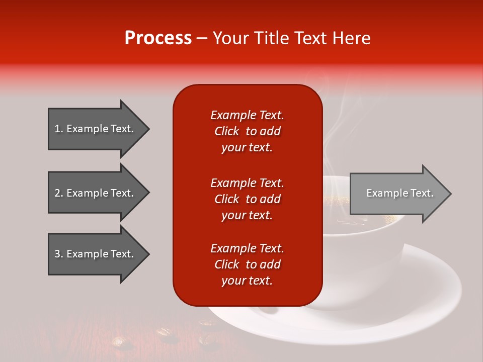 Art Texture Coffee PowerPoint Template