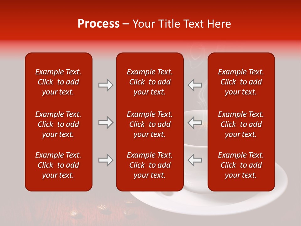 Art Texture Coffee PowerPoint Template