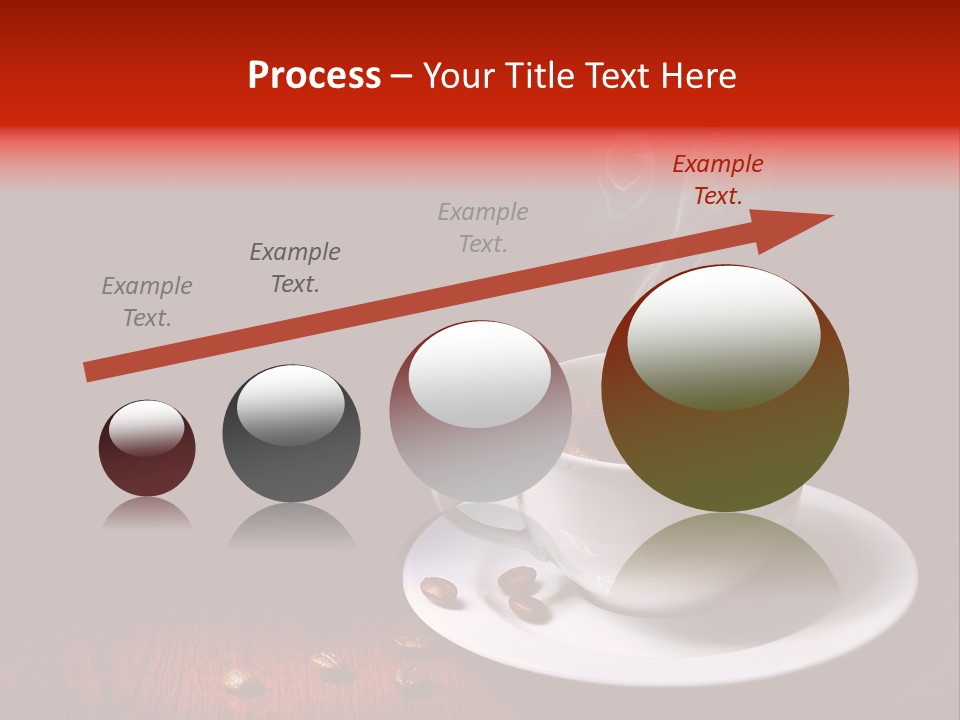 Art Texture Coffee PowerPoint Template