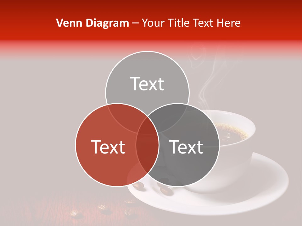 Art Texture Coffee PowerPoint Template