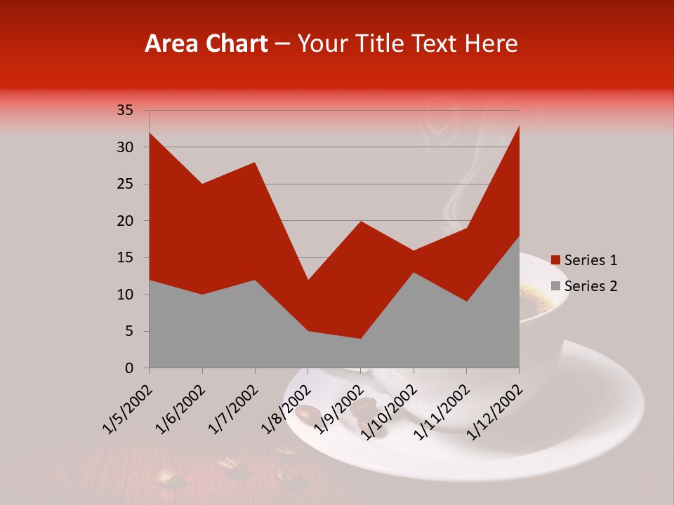 Art Texture Coffee PowerPoint Template