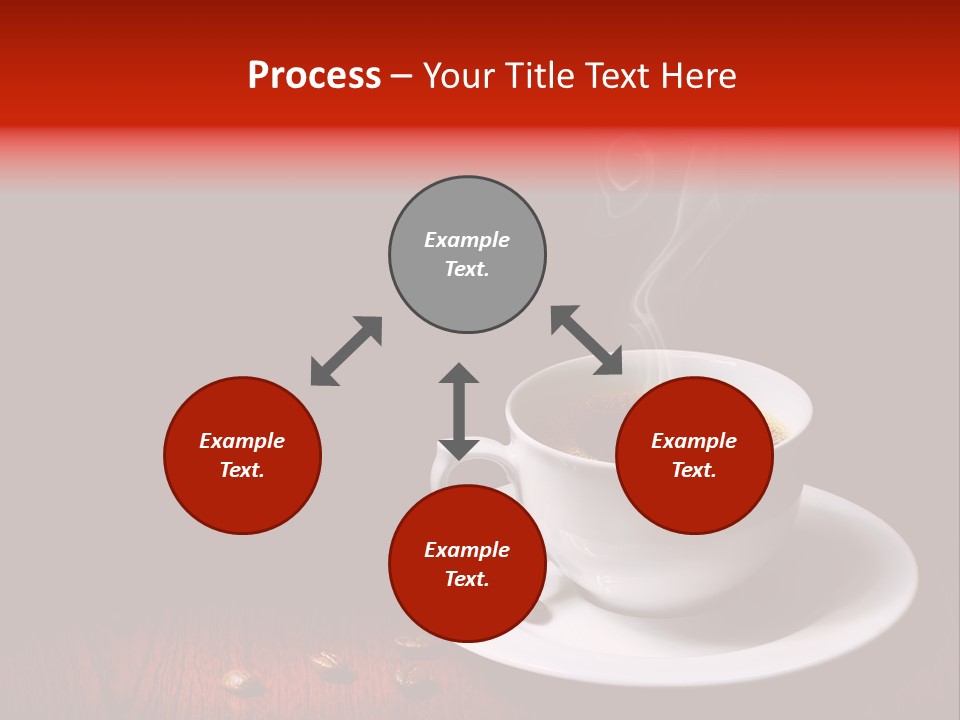 Art Texture Coffee PowerPoint Template