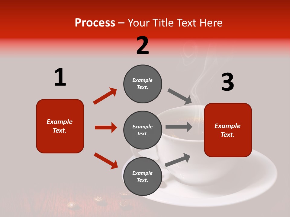 Art Texture Coffee PowerPoint Template