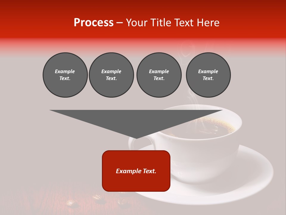 Art Texture Coffee PowerPoint Template