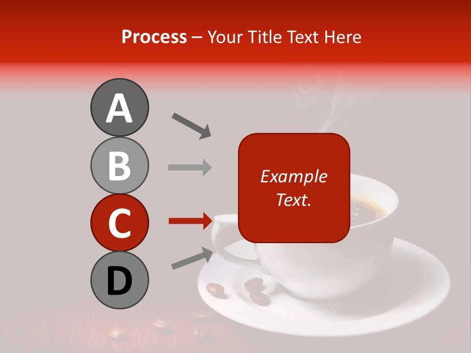 Art Texture Coffee PowerPoint Template