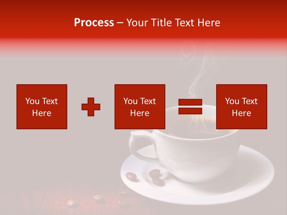 Art Texture Coffee PowerPoint Template