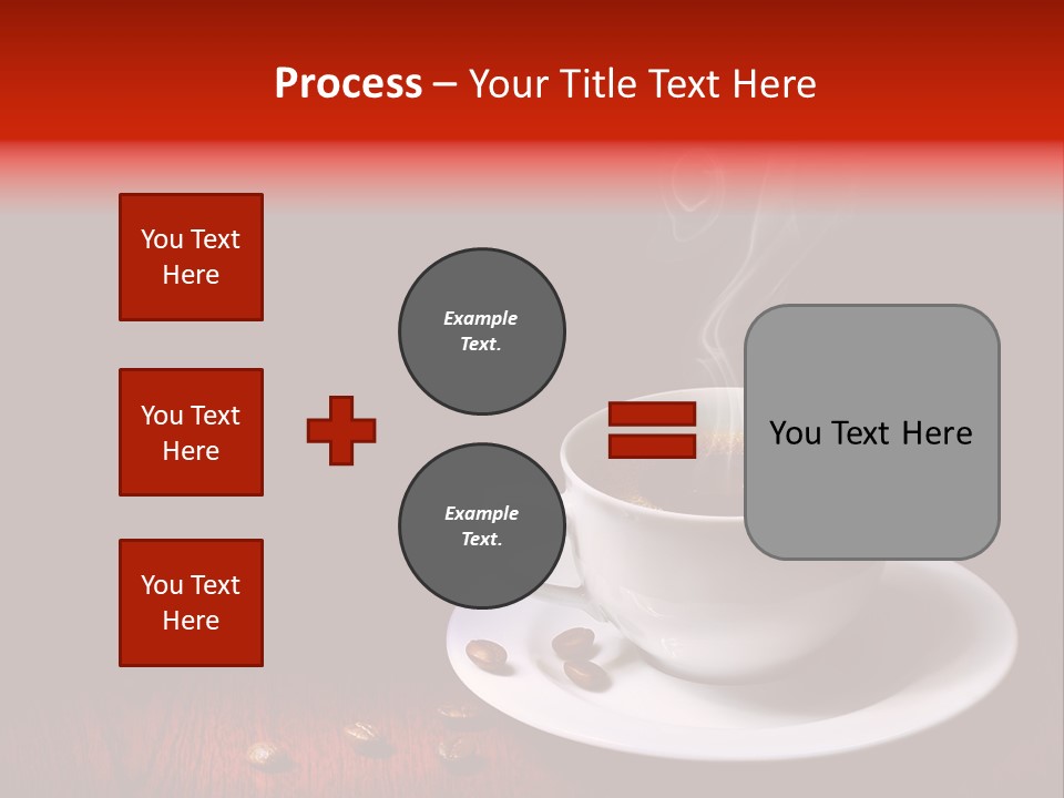 Art Texture Coffee PowerPoint Template