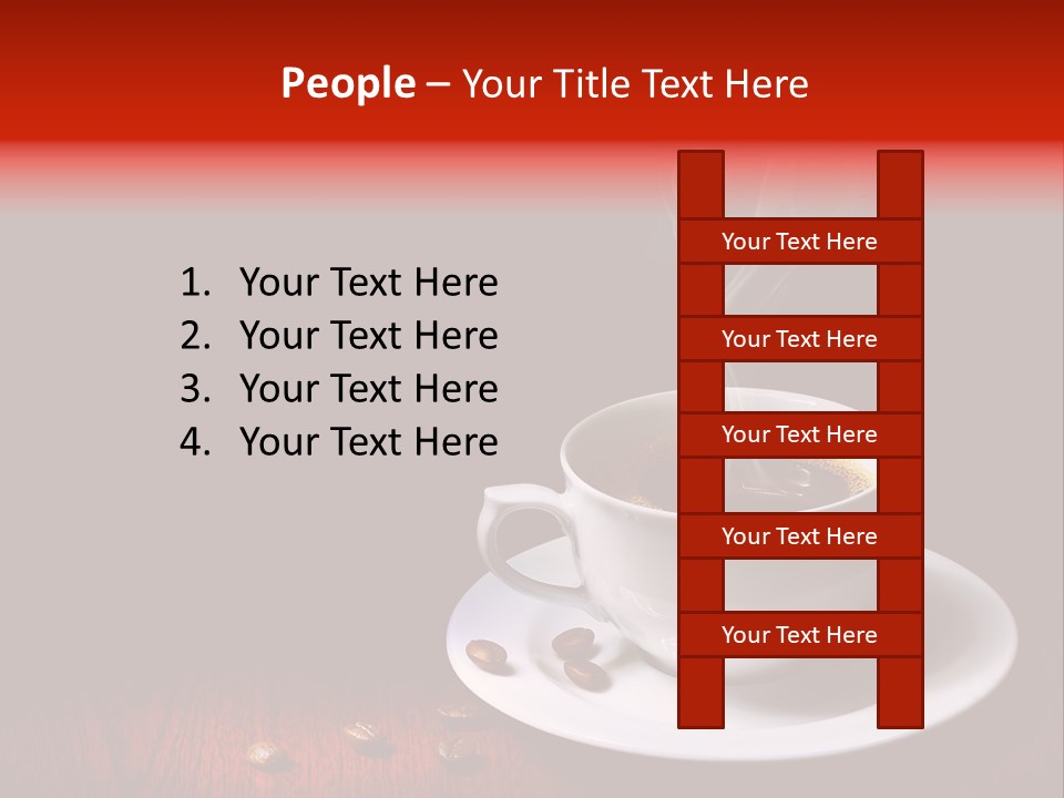 Art Texture Coffee PowerPoint Template