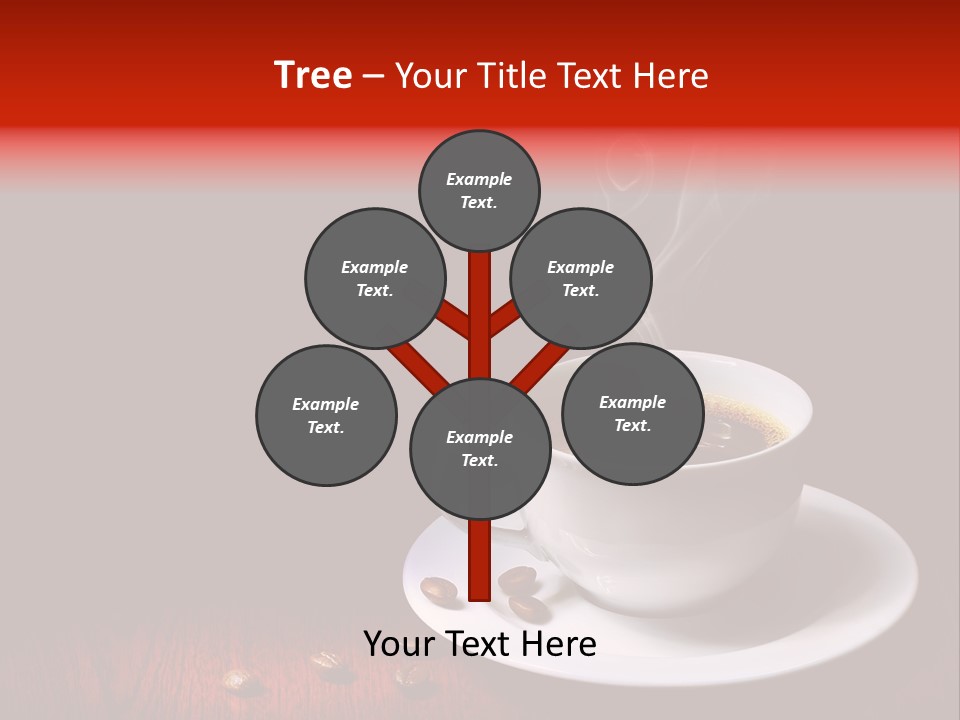 Art Texture Coffee PowerPoint Template