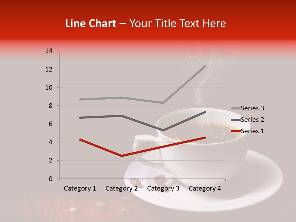 Art Texture Coffee PowerPoint Template