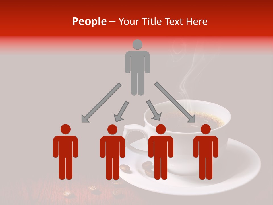 Art Texture Coffee PowerPoint Template