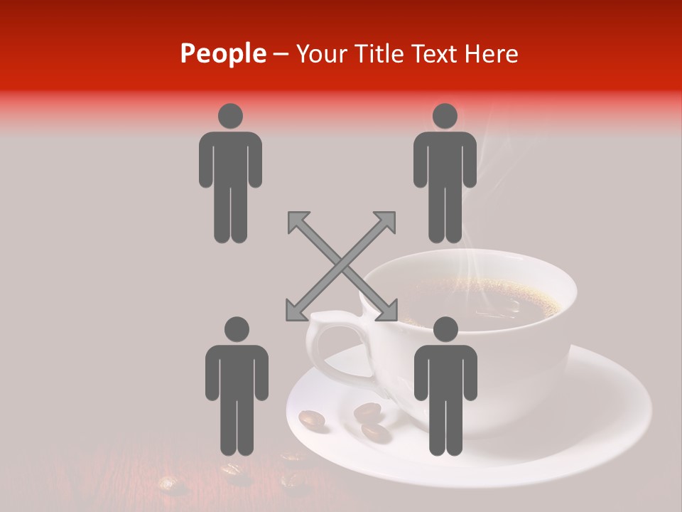 Art Texture Coffee PowerPoint Template