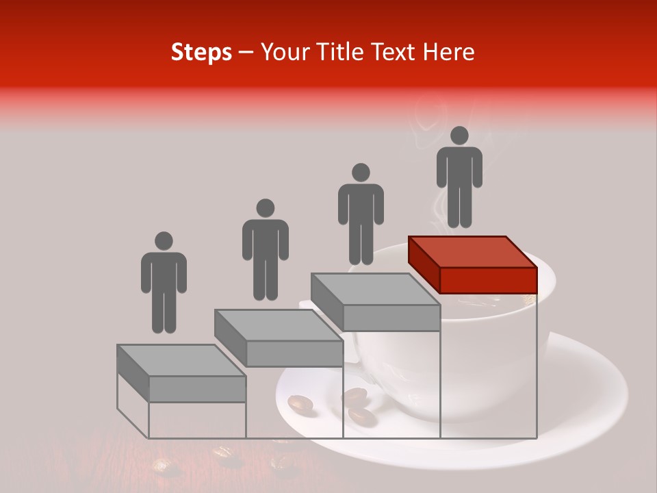 Art Texture Coffee PowerPoint Template