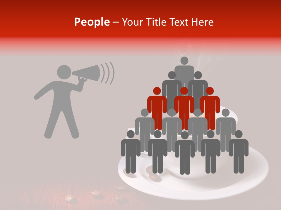 Art Texture Coffee PowerPoint Template