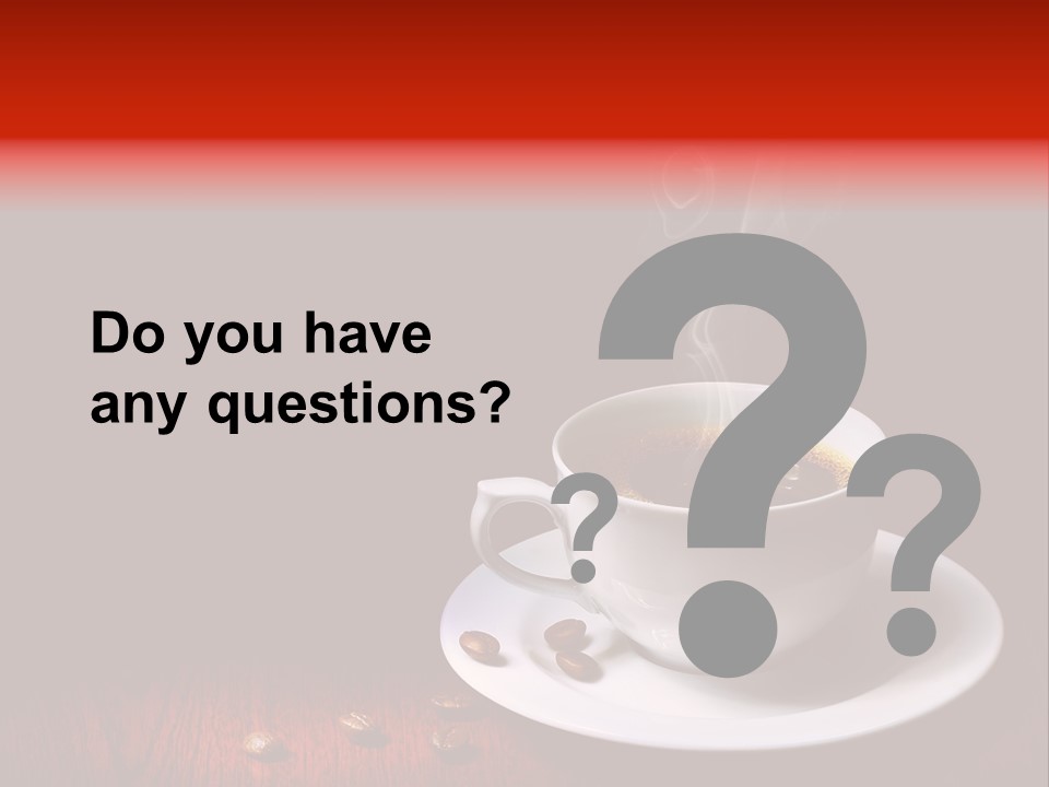 Art Texture Coffee PowerPoint Template