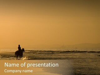 Landscape Sea Recreation PowerPoint Template