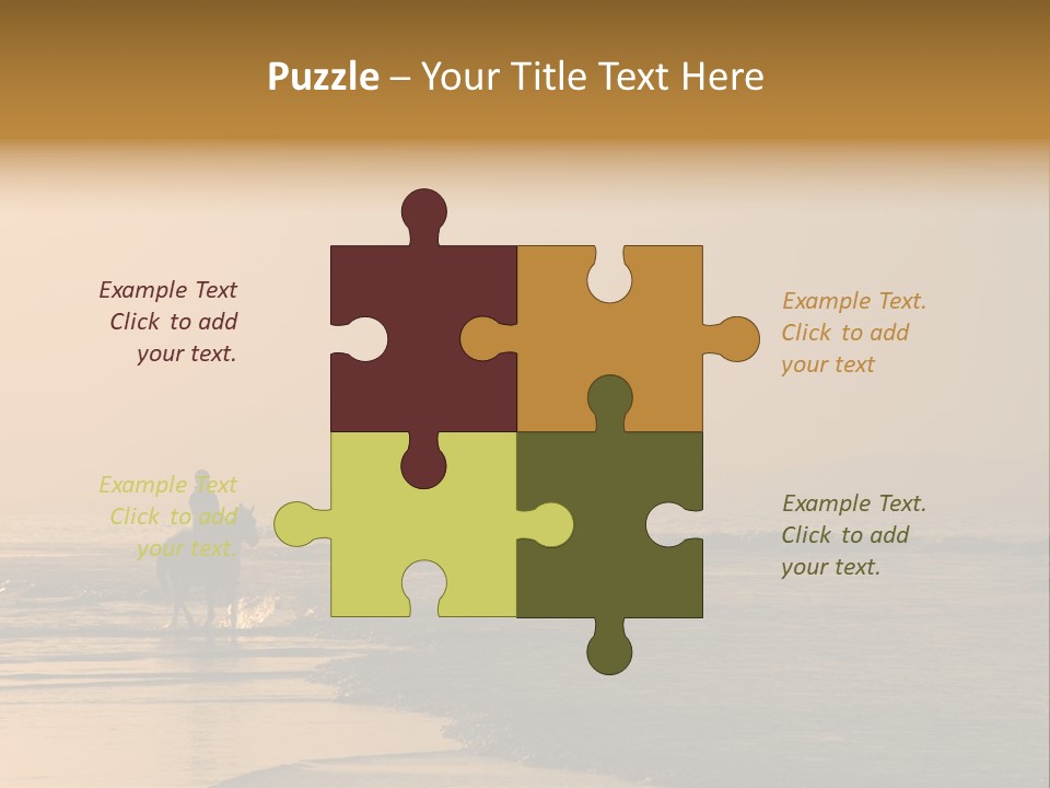 Landscape Sea Recreation PowerPoint Template