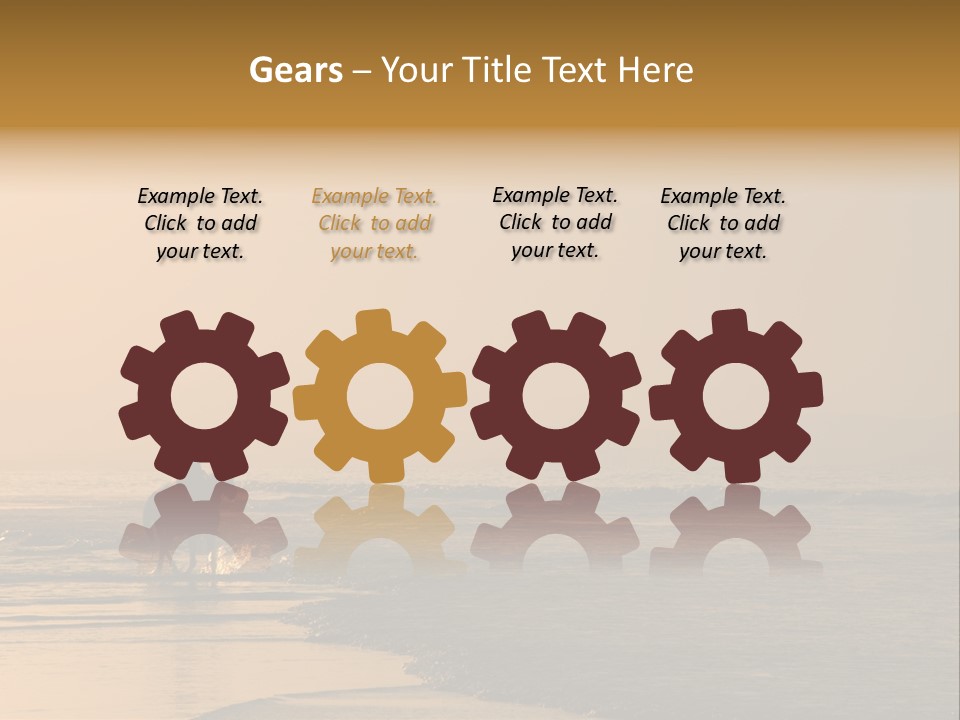 Landscape Sea Recreation PowerPoint Template