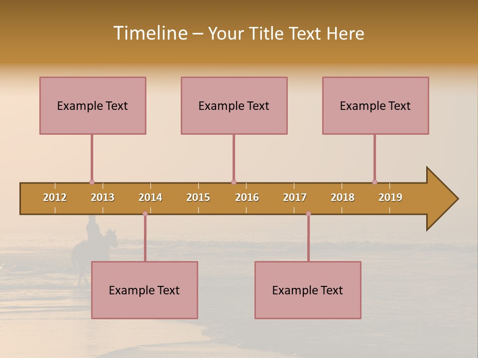 Landscape Sea Recreation PowerPoint Template