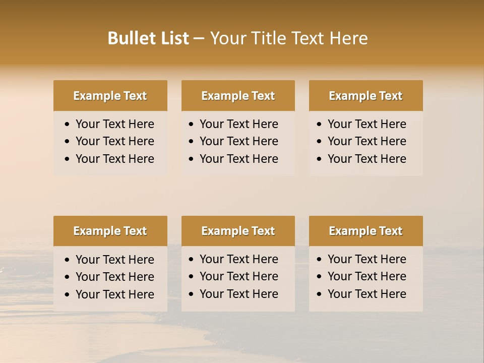 Landscape Sea Recreation PowerPoint Template