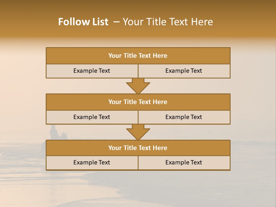 Landscape Sea Recreation PowerPoint Template
