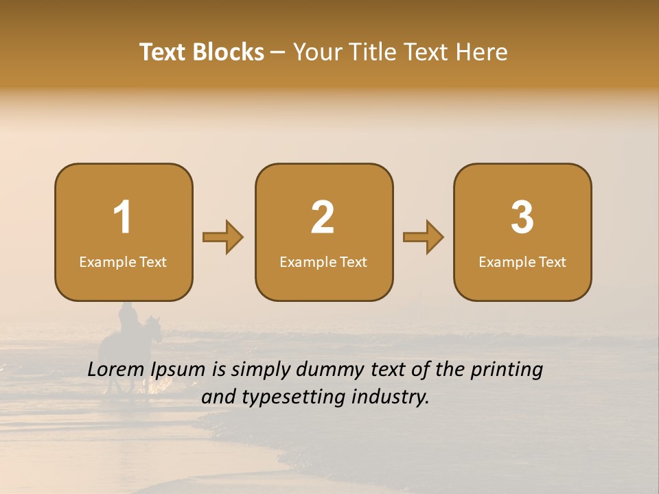 Landscape Sea Recreation PowerPoint Template