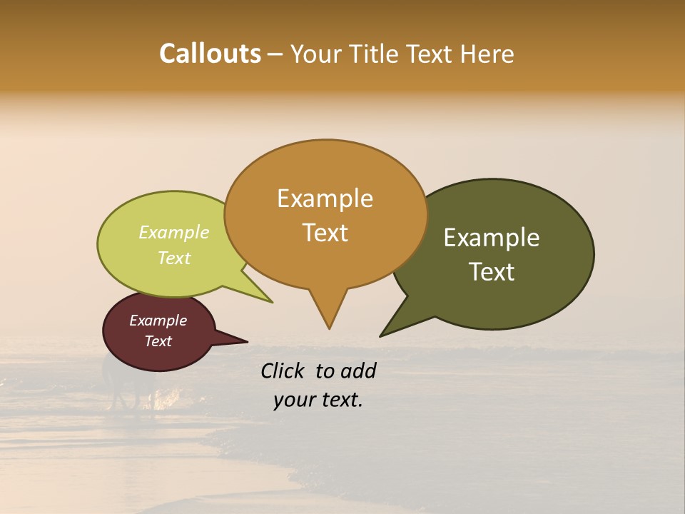 Landscape Sea Recreation PowerPoint Template