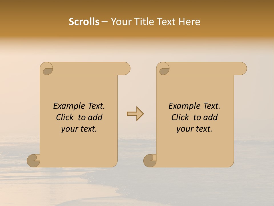 Landscape Sea Recreation PowerPoint Template
