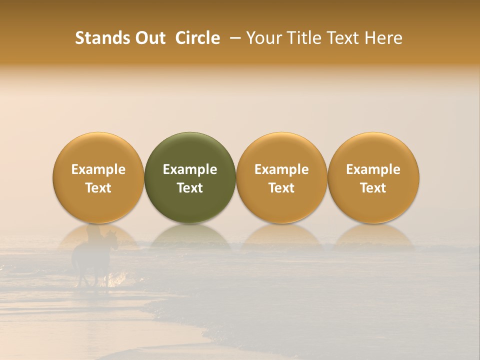 Landscape Sea Recreation PowerPoint Template