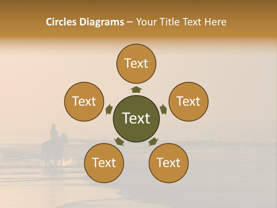 Landscape Sea Recreation PowerPoint Template
