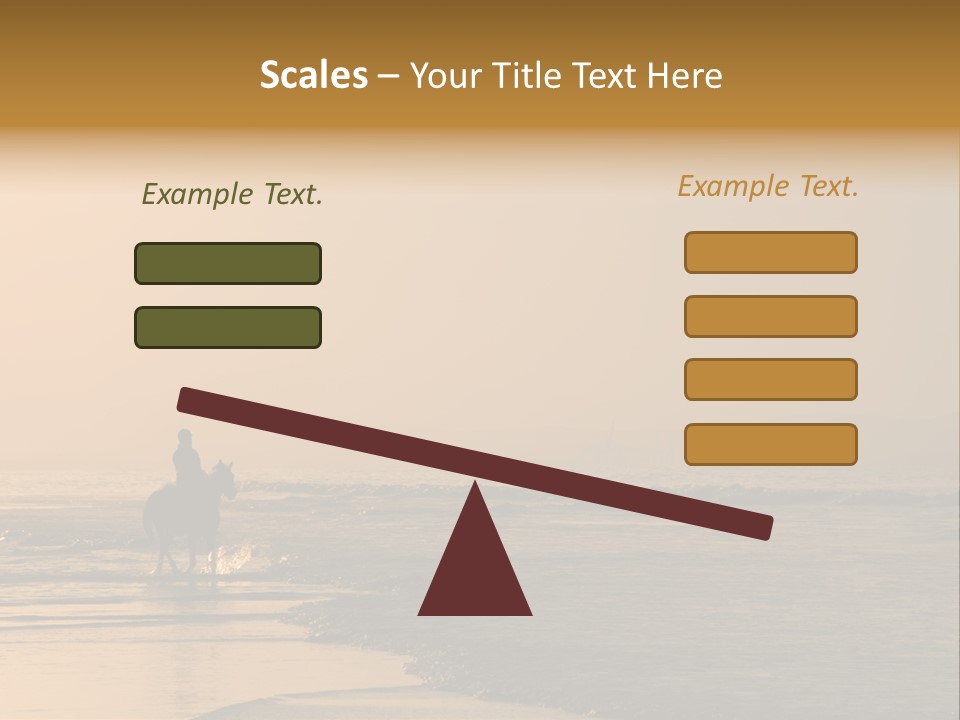 Landscape Sea Recreation PowerPoint Template