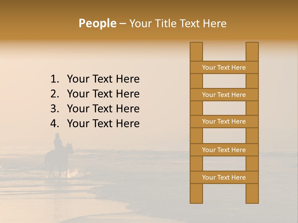 Landscape Sea Recreation PowerPoint Template