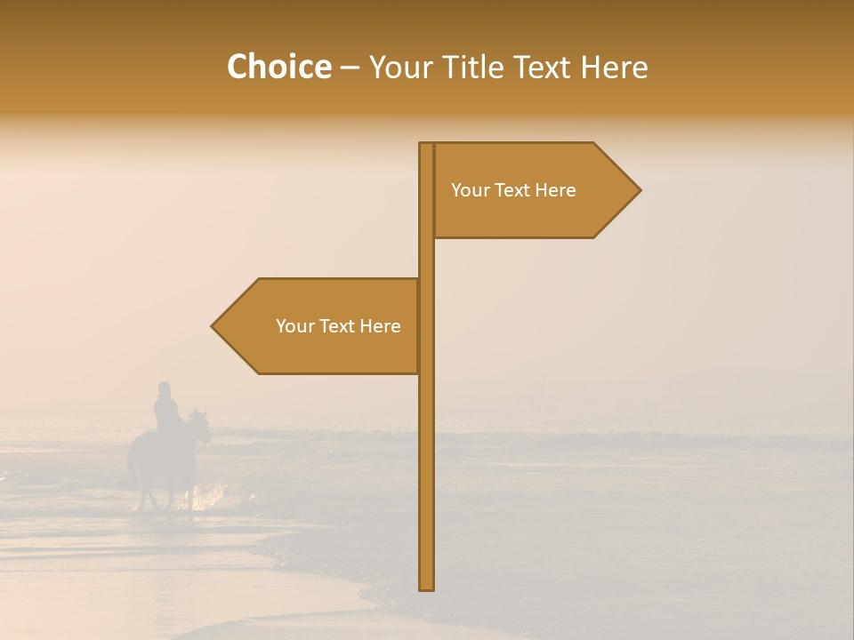Landscape Sea Recreation PowerPoint Template