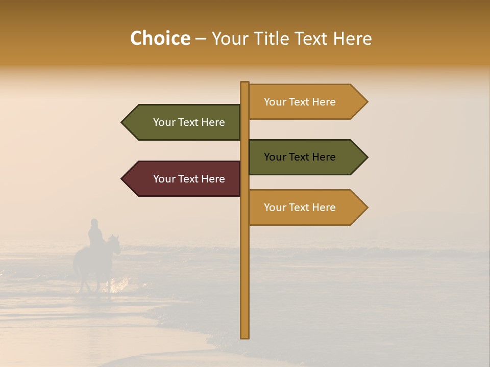 Landscape Sea Recreation PowerPoint Template