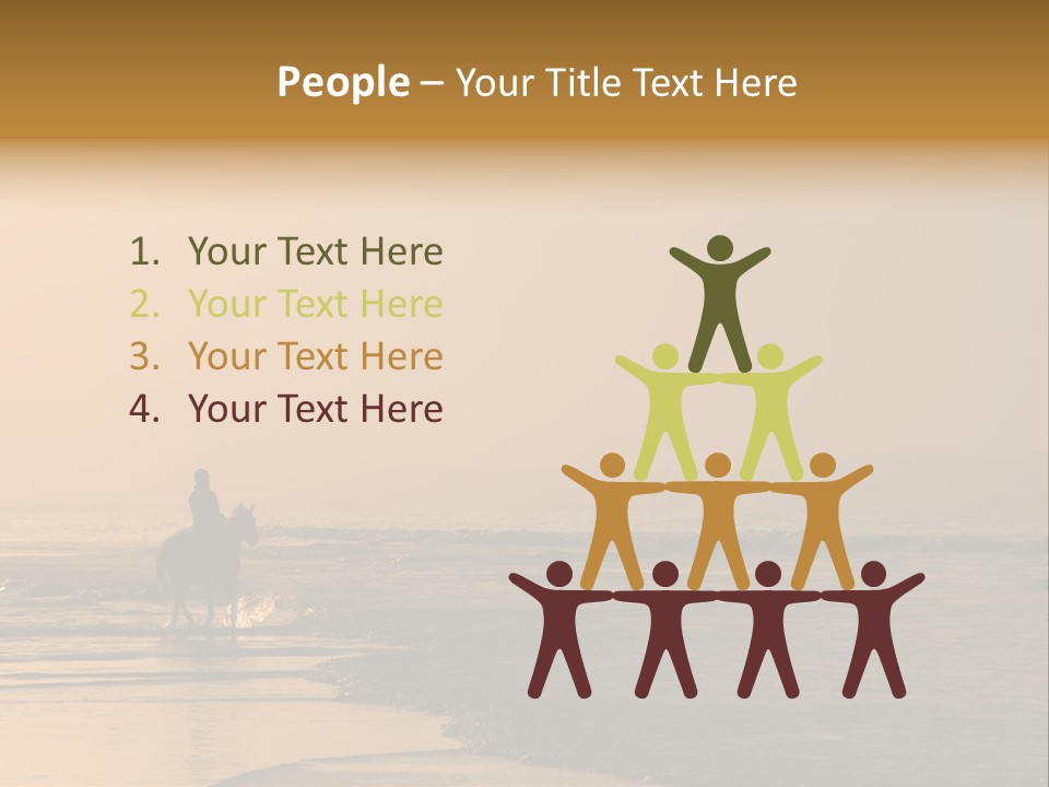 Landscape Sea Recreation PowerPoint Template