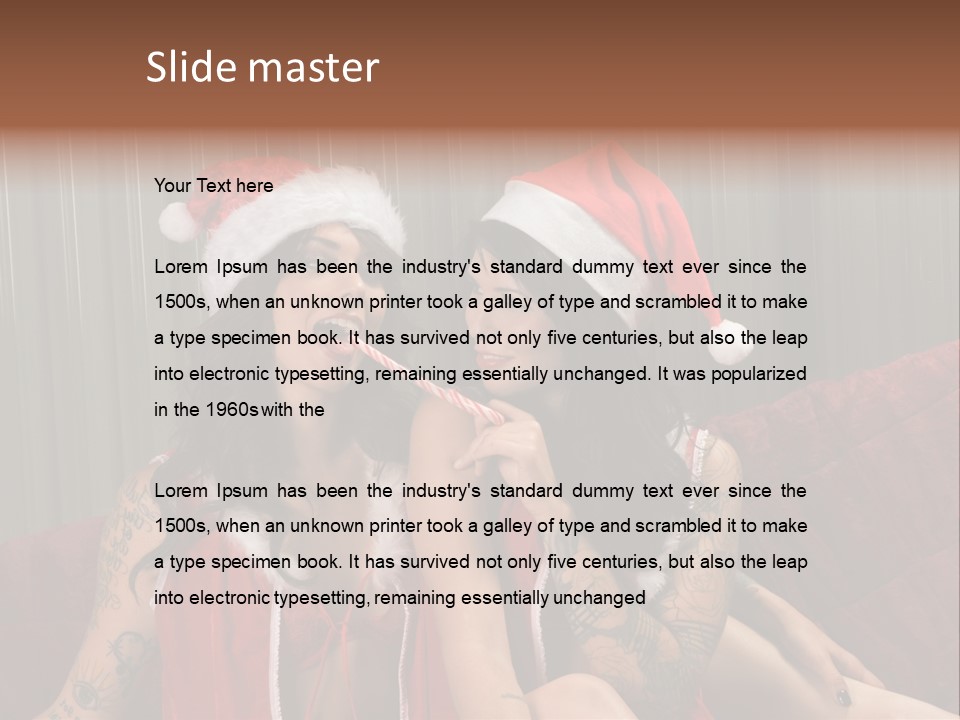 Mixed December Lewd PowerPoint Template