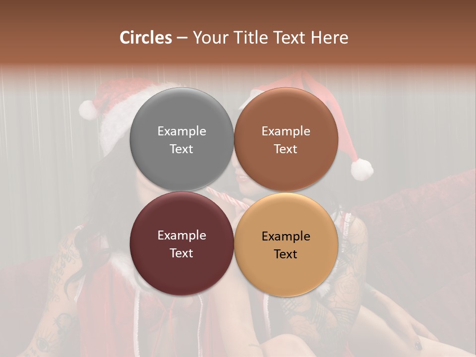 Mixed December Lewd PowerPoint Template