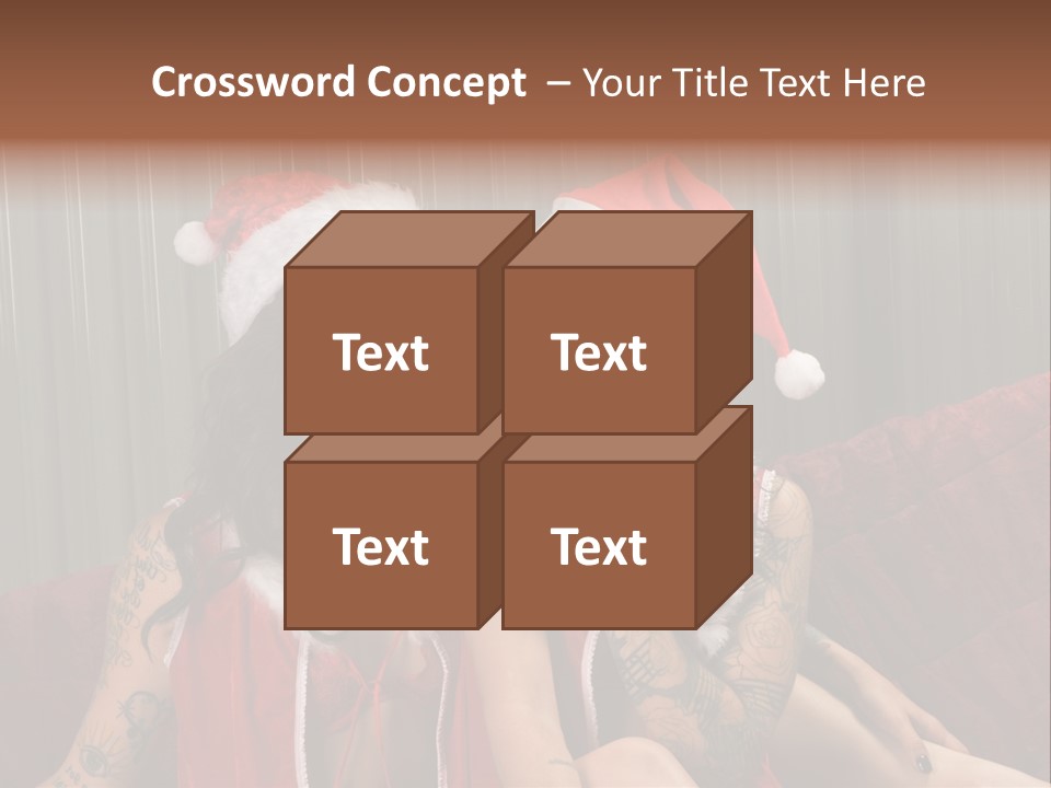 Mixed December Lewd PowerPoint Template