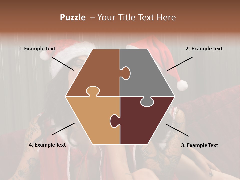 Mixed December Lewd PowerPoint Template